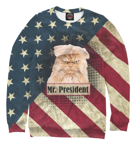 

Свитшоты Print Bar, Белый, Donald John Trump