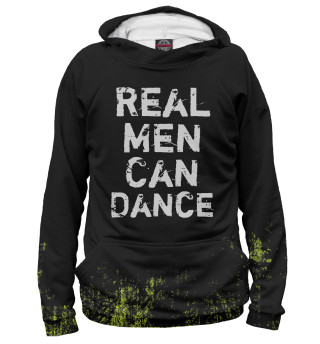 Мужское худи Real Men Can Dance