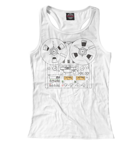 

Майки борцовки Print Bar, Белый, Магнитофон