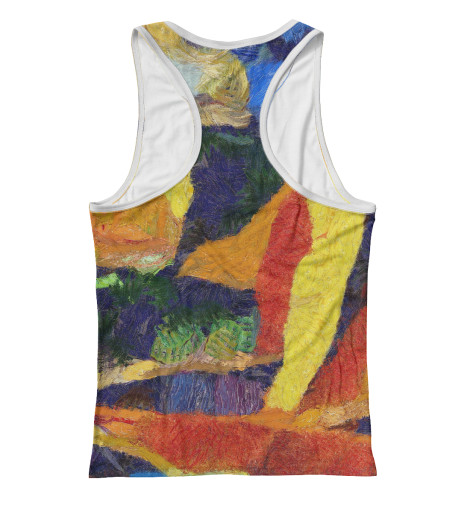 

Майки борцовки Print Bar, Белый, Цветные краски