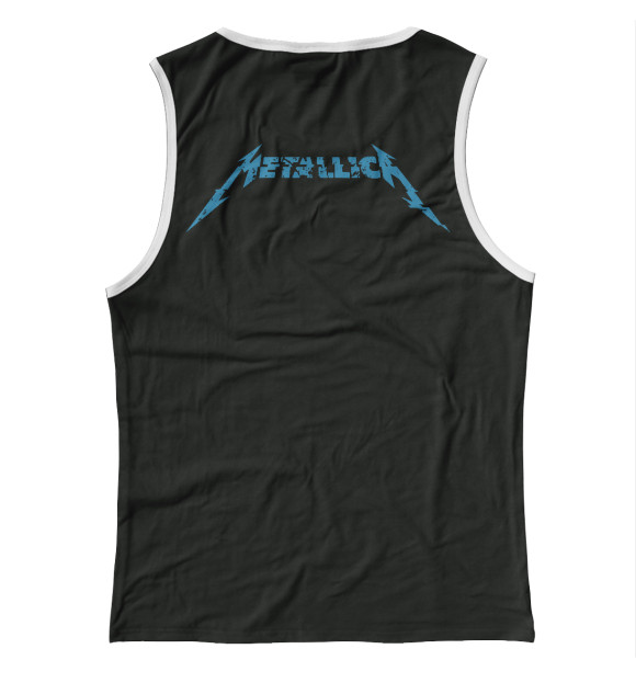 Майка для девочки с изображением Metallica цвета Белый