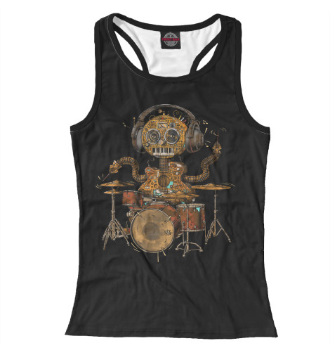 

Майки борцовки Print Bar, Белый, Music Bot