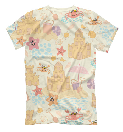 

Футболки Print Bar, Бежевый, Пляж