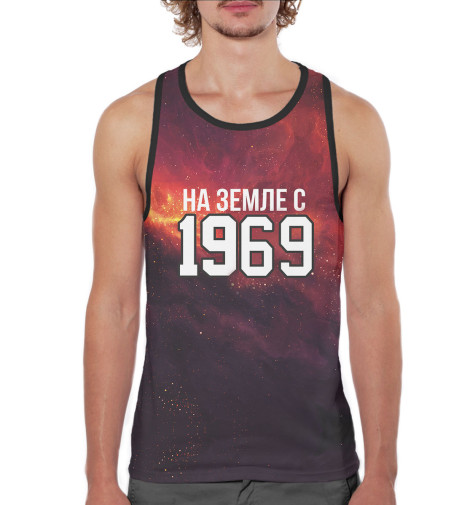 

Майки борцовки Print Bar, Белый, На Земле с 1969