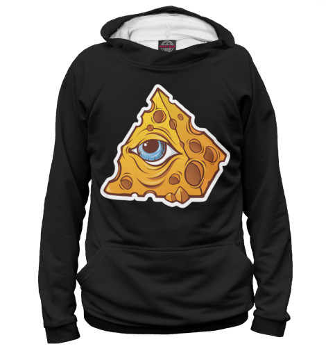 

Худи Print Bar, Белый, Illuminati cheese