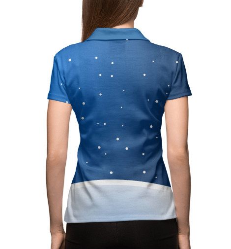 

Поло Print Bar, Белый, Новогоднее настроение