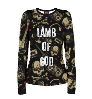 Лонгслив для девочки Lamb of God