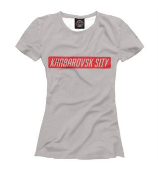 Женская футболка Хабаровск