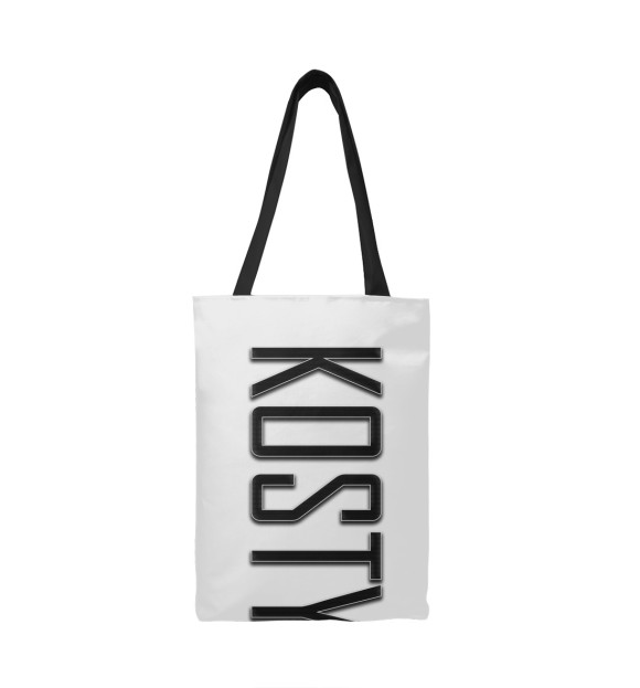 Сумка-шоппер с изображением Kostya-carbon цвета 