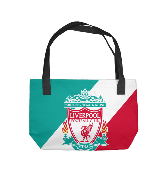 Пляжная сумка с изображением FC Liverpool цвета 