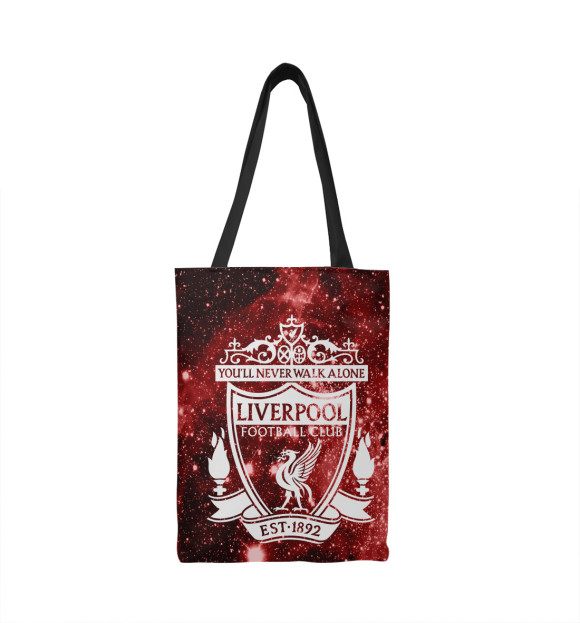 Сумка-шоппер с изображением FC Liverpool Cosmos цвета 
