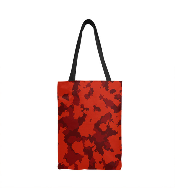 Сумка-шоппер с изображением PUBG Red Abstract цвета 