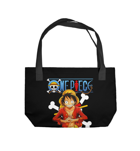 Пляжная сумка с изображением One Piece цвета 