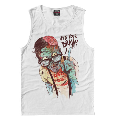 

Майки Print Bar, Белый, Use your braw