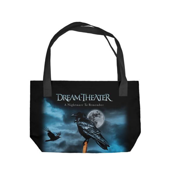 Пляжная сумка с изображением Dream Theater цвета 
