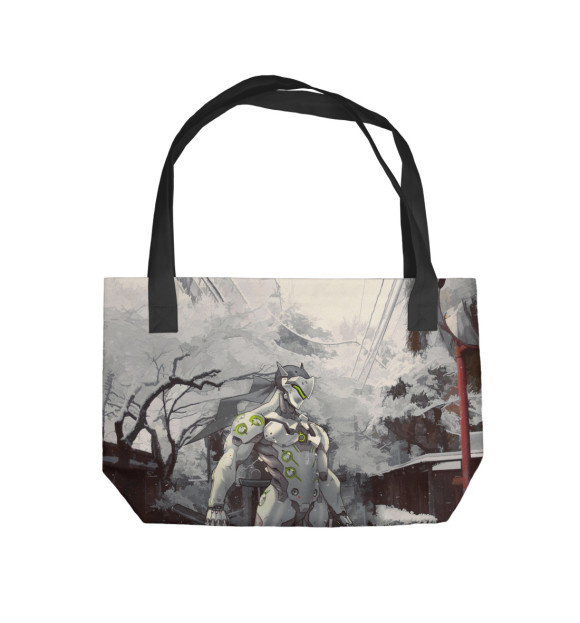 Пляжная сумка с изображением Genji цвета 