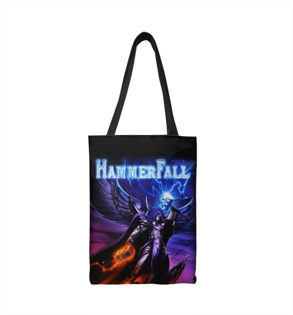 Сумка-шоппер с изображением HammerFall цвета 