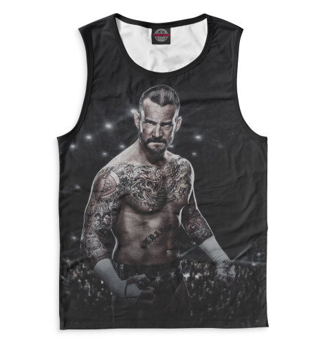 

Майки Print Bar, Белый, CM Punk