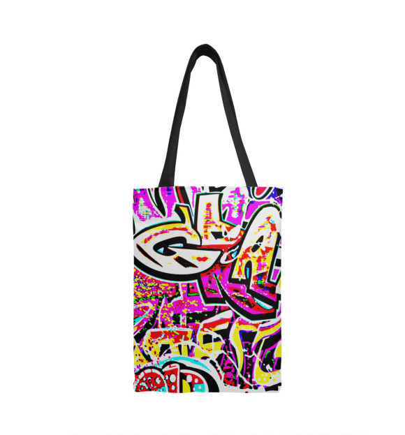 Сумка-шоппер с изображением Grafiti цвета 