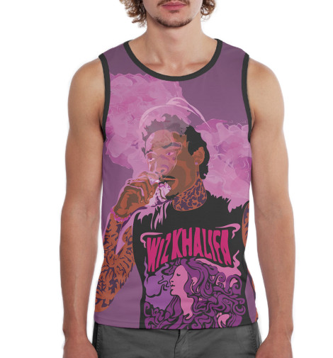 

Майки Print Bar, Белый, Wiz Khalifa