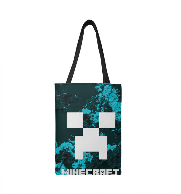 Сумка-шоппер с изображением Даниил-Minecraft цвета 