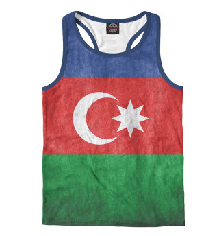 Мужская майка-борцовка Флаг Азербайджана