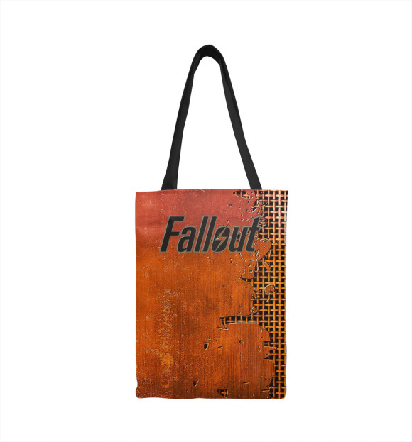 Сумка-шоппер с изображением Red Fallout цвета 