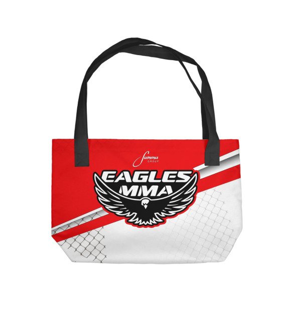 Пляжная сумка с изображением Eagles MMA цвета 