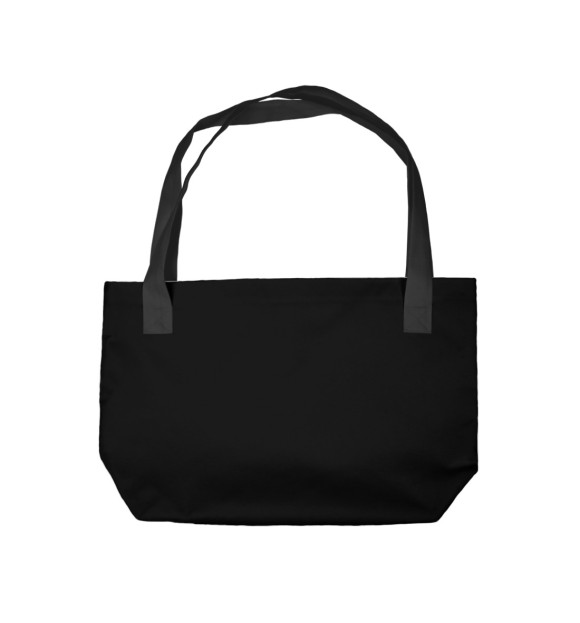 Пляжная сумка с изображением Ржумен black цвета 