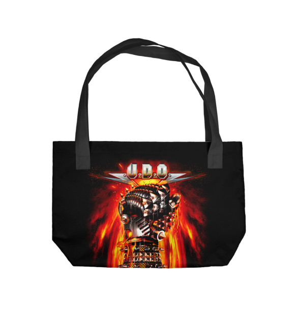 Пляжная сумка с изображением U.D.O. цвета 