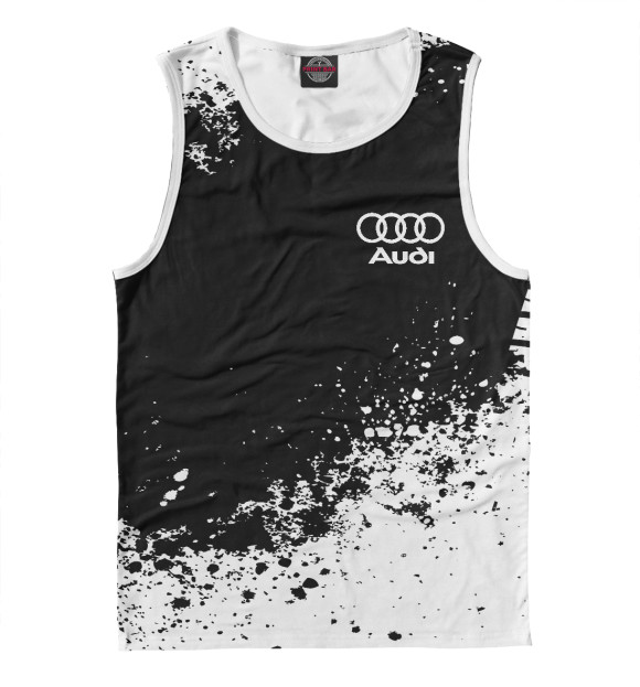 Майка для мальчика с изображением Audi abstract sport uniform цвета Белый