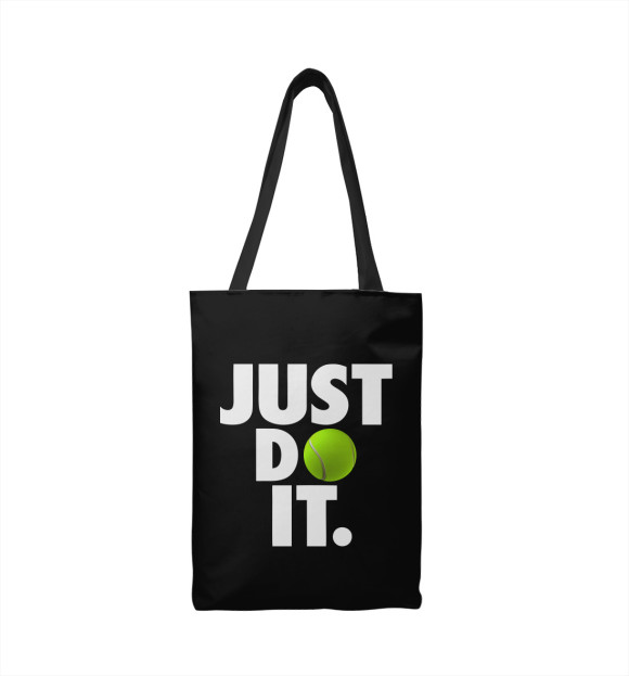 Сумка-шоппер с изображением Теннис цвета 