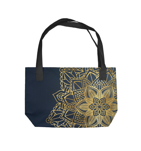 Пляжная сумка с изображением Мандала цвета 