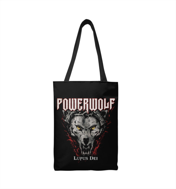 Сумка-шоппер с изображением Powerwolf цвета 