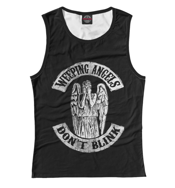Майка для девочки с изображением Weeping Angels цвета Белый