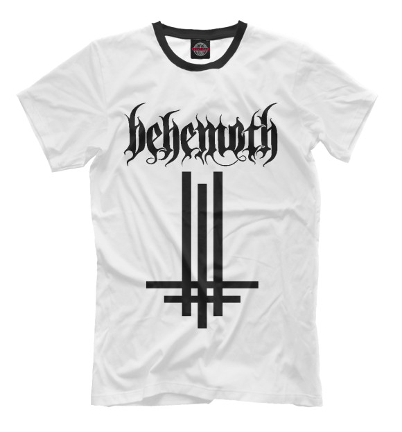 Мужская футболка с изображением Behemoth цвета Белый