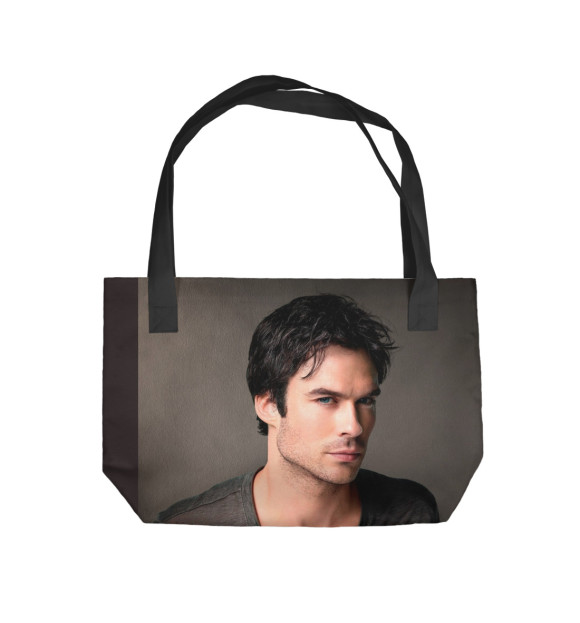 Пляжная сумка с изображением Йен Милашка цвета 