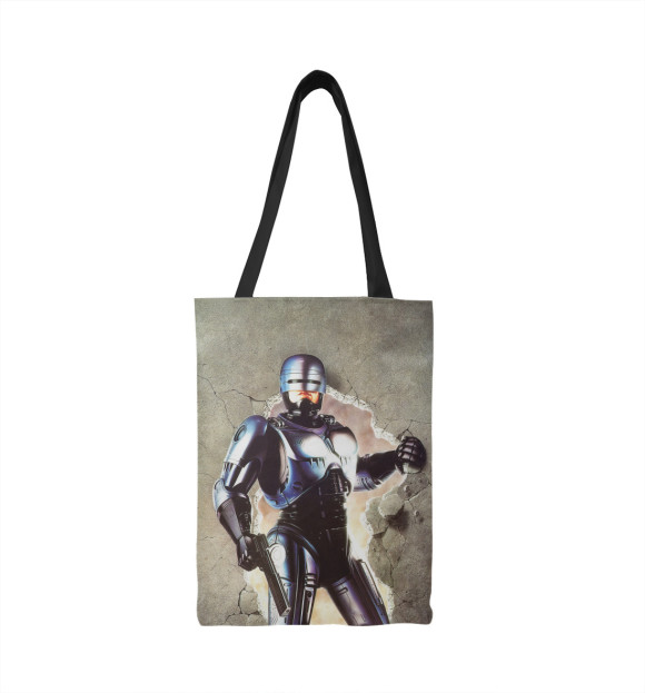 Сумка-шоппер с изображением Robocop цвета 