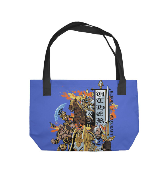 Пляжная сумка с изображением Heroes цвета 