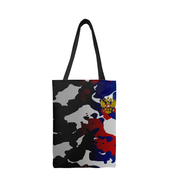 Сумка-шоппер с изображением Russia Camouflage цвета 