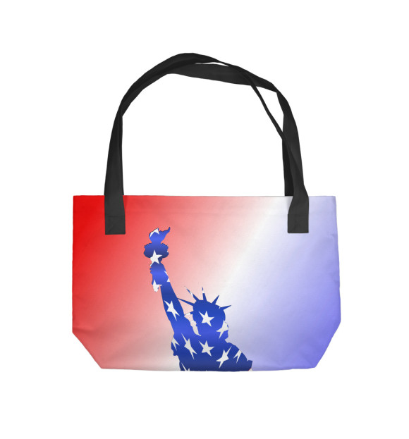 Пляжная сумка с изображением USA цвета 
