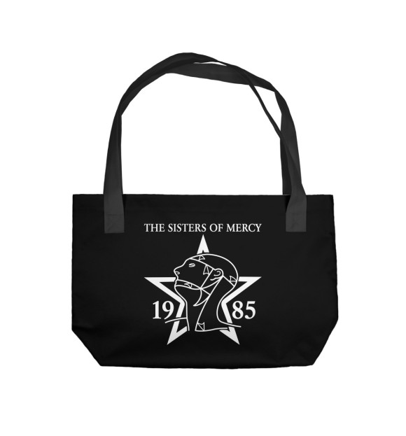 Пляжная сумка с изображением Sisters of Mercy цвета 