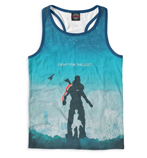 

Майки борцовки Print Bar, Белый, Mass Effect