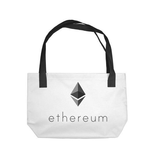 Пляжная сумка с изображением Ethereum цвета 