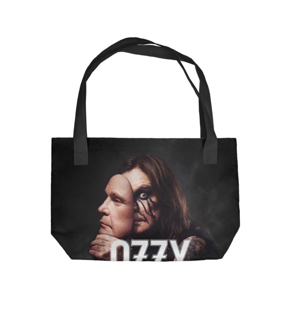Пляжная сумка с изображением Ozzy Osbourne цвета 