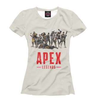 Женская футболка Apex Legends персонажи