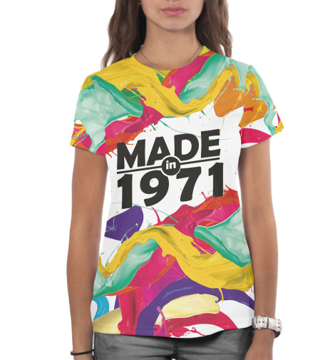 

Футболки Print Bar, Белый, Made in 1971