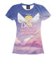 Женская футболка Дарья — настоящий ангелочек
