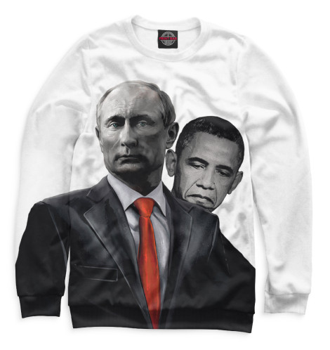 

Свитшоты Print Bar, Белый, Путин