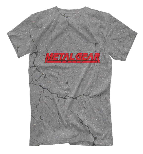 Мужская футболка с изображением Metal Gear цвета Белый
